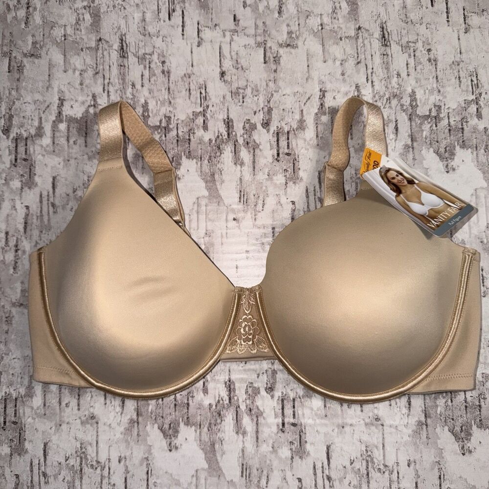 Vanity Fair Women's Beauty Back Smoothing Full-Figure Contour Underwire Bra 32DD
